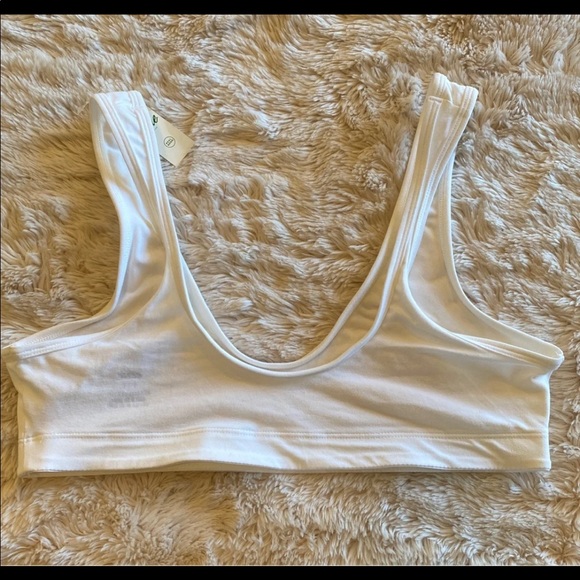 Aerie Cotton Scoop Bralette - Picture 3 of 10
